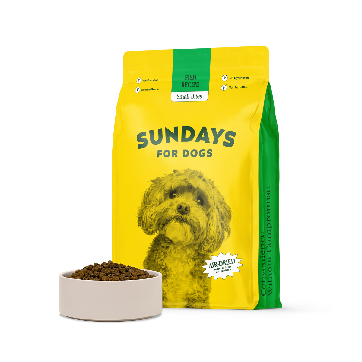 Air-Dried Dog Food Fish Small Bites