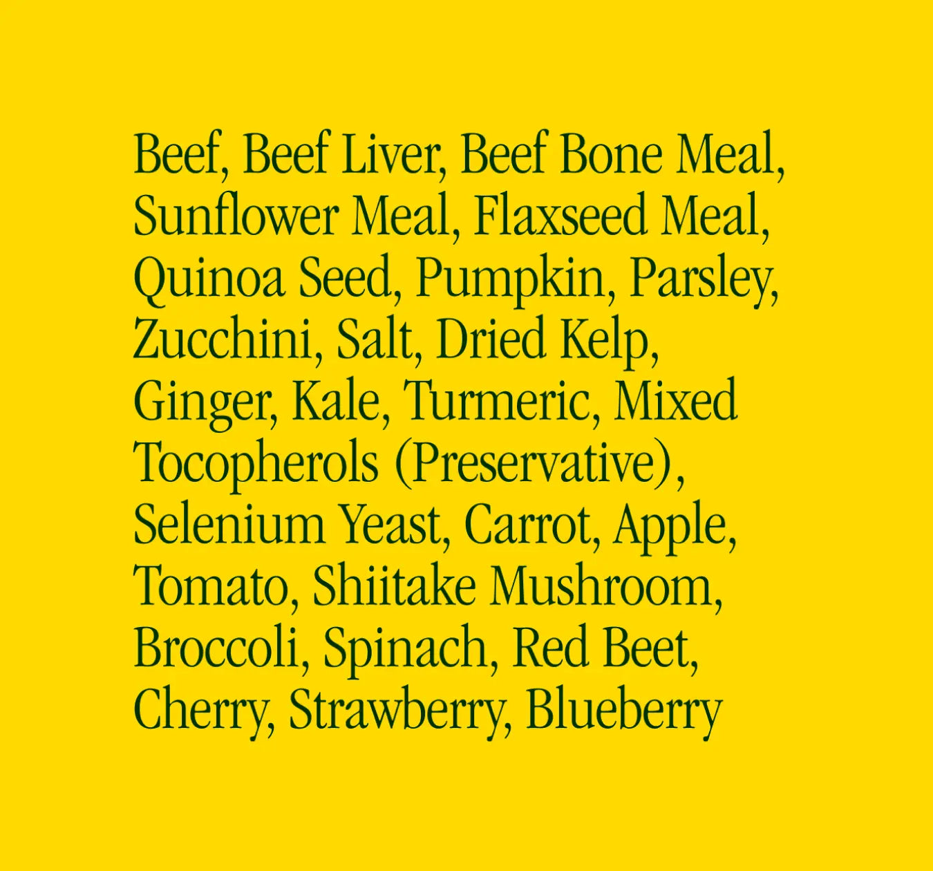 Air-Dried Dog Food Beef