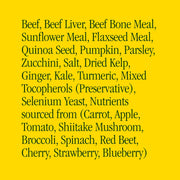 Air-Dried Dog Food Beef