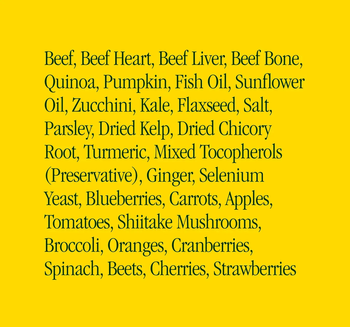 Air-Dried Dog Food Beef