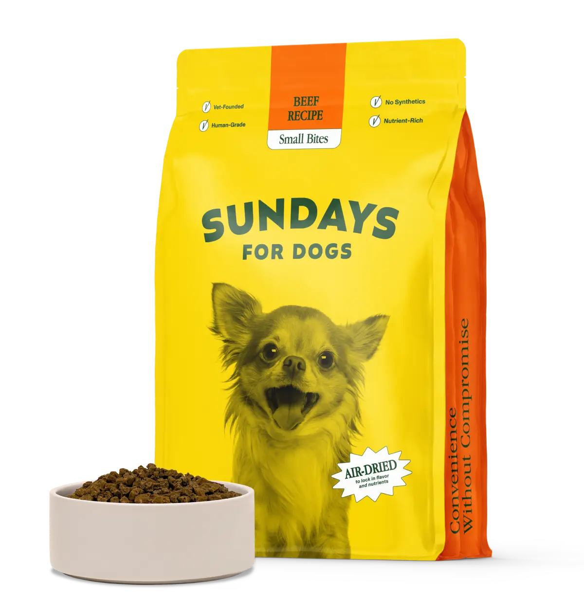 Air-Dried Dog Food Beef Small Bites