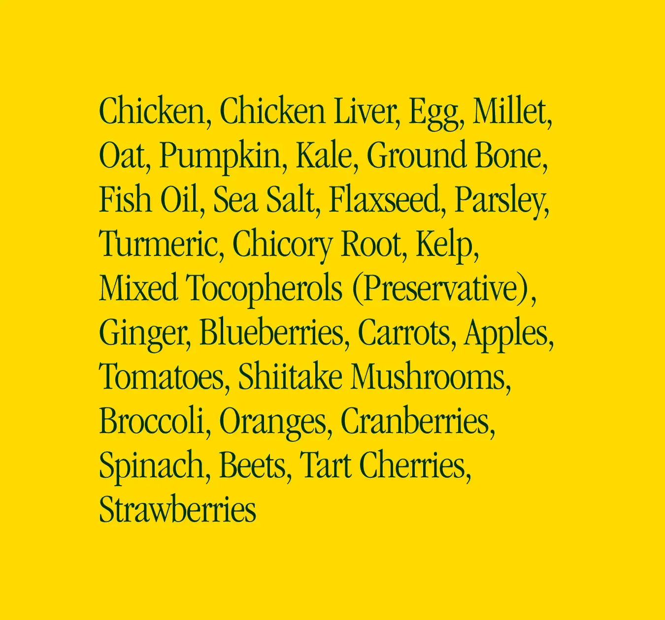 Air-Dried Dog Food Chicken