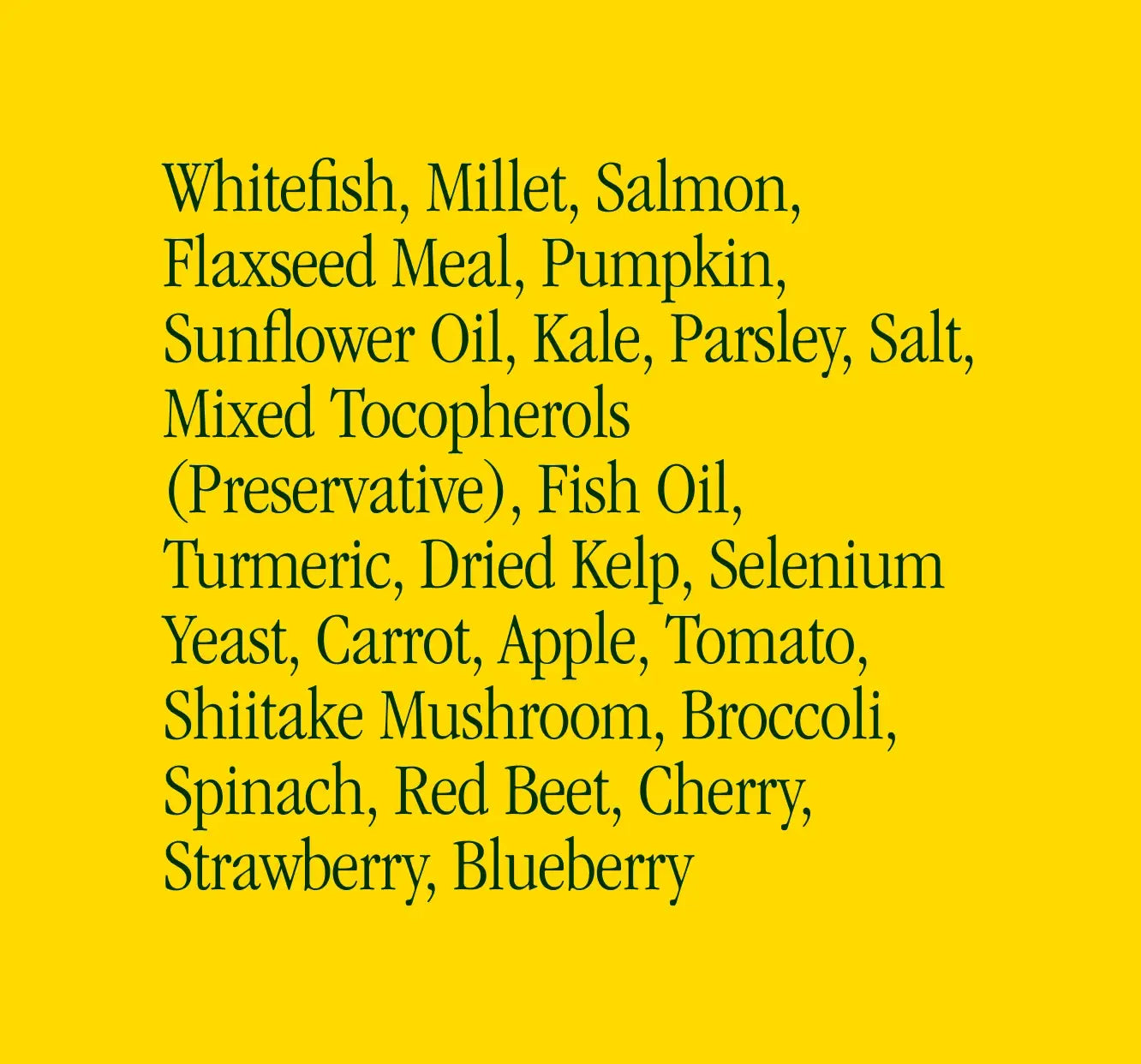 Air-Dried Dog Food Fish