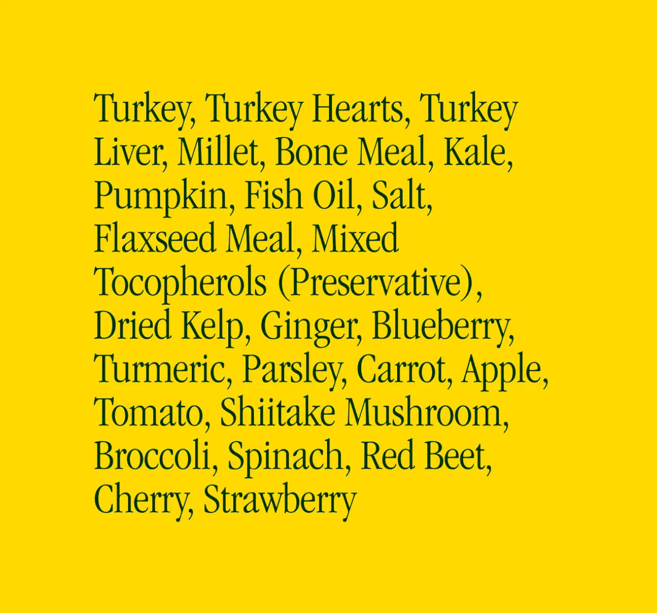 Air-Dried Dog Food Turkey