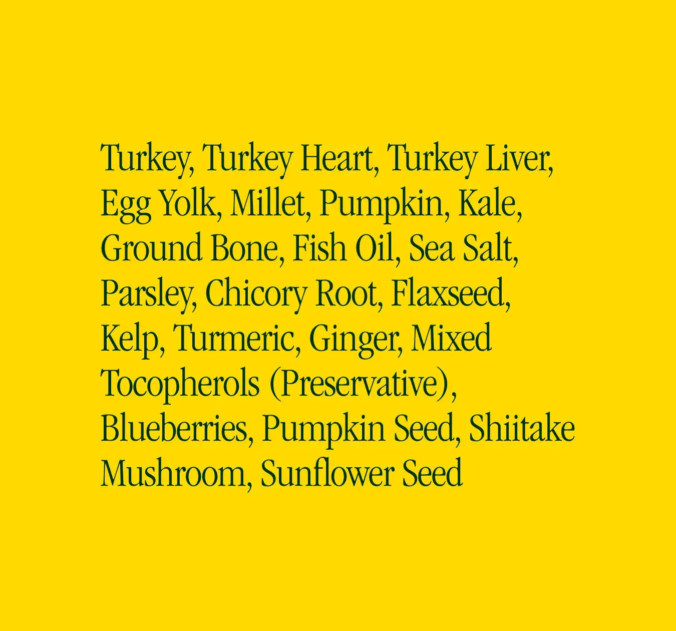 Air Dried Dog Food Turkey