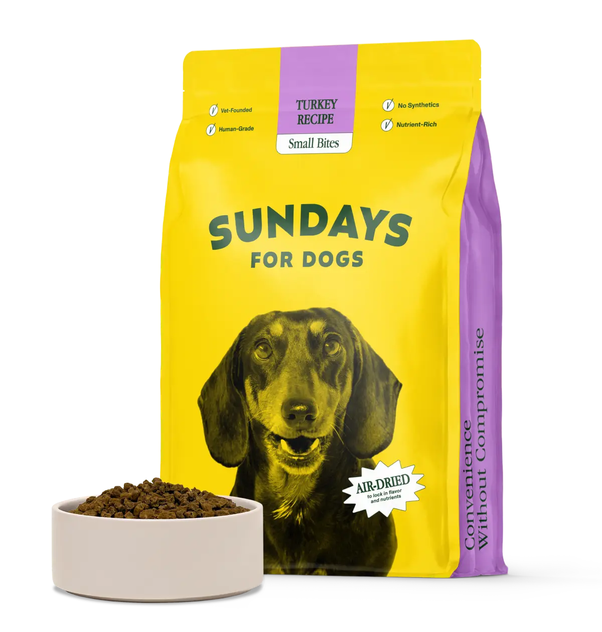 Air-Dried Dog Food Turkey Small Bites
